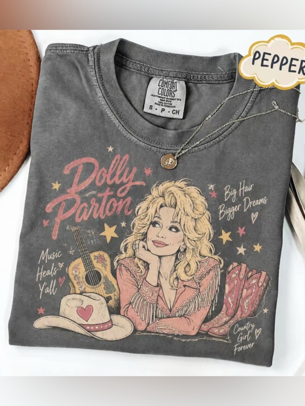 Comfort Colors Dolly Parton Nashville Jolene Vintage Country Music Graphic Tee